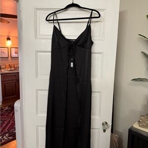 Elegant Black Maxi shirt